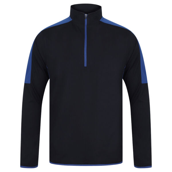 Westfield Academy Contrast Zip Neck Midlayer Top Thumbnail